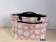 Load image into Gallery viewer, Custom quilted organizing storage basket
