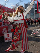 Load image into Gallery viewer, Split custom rib knit pants(adult &amp; kids)
