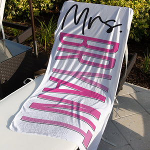 Mrs. Beach towel