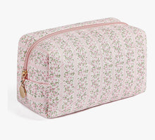 Load image into Gallery viewer, Embroidered zip cosmetic bag

