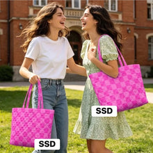 Load image into Gallery viewer, Custom quilted tote bag
