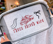 Load image into Gallery viewer, Trucker wife icon embroidered
