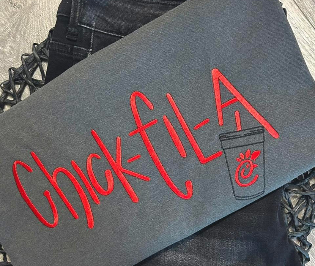 Chic fil a embroidered