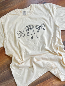CNA icon embroidered