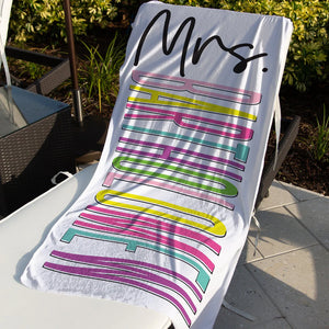 Mrs. Beach towel