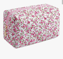 Load image into Gallery viewer, Embroidered zip cosmetic bag
