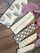 Load image into Gallery viewer, Wooden bookmark
