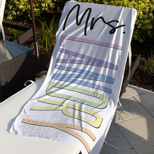 Mrs. Beach towel