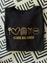 Load image into Gallery viewer, School bus driver icon embroidered

