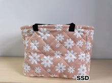 Load image into Gallery viewer, Custom quilted organizing storage basket
