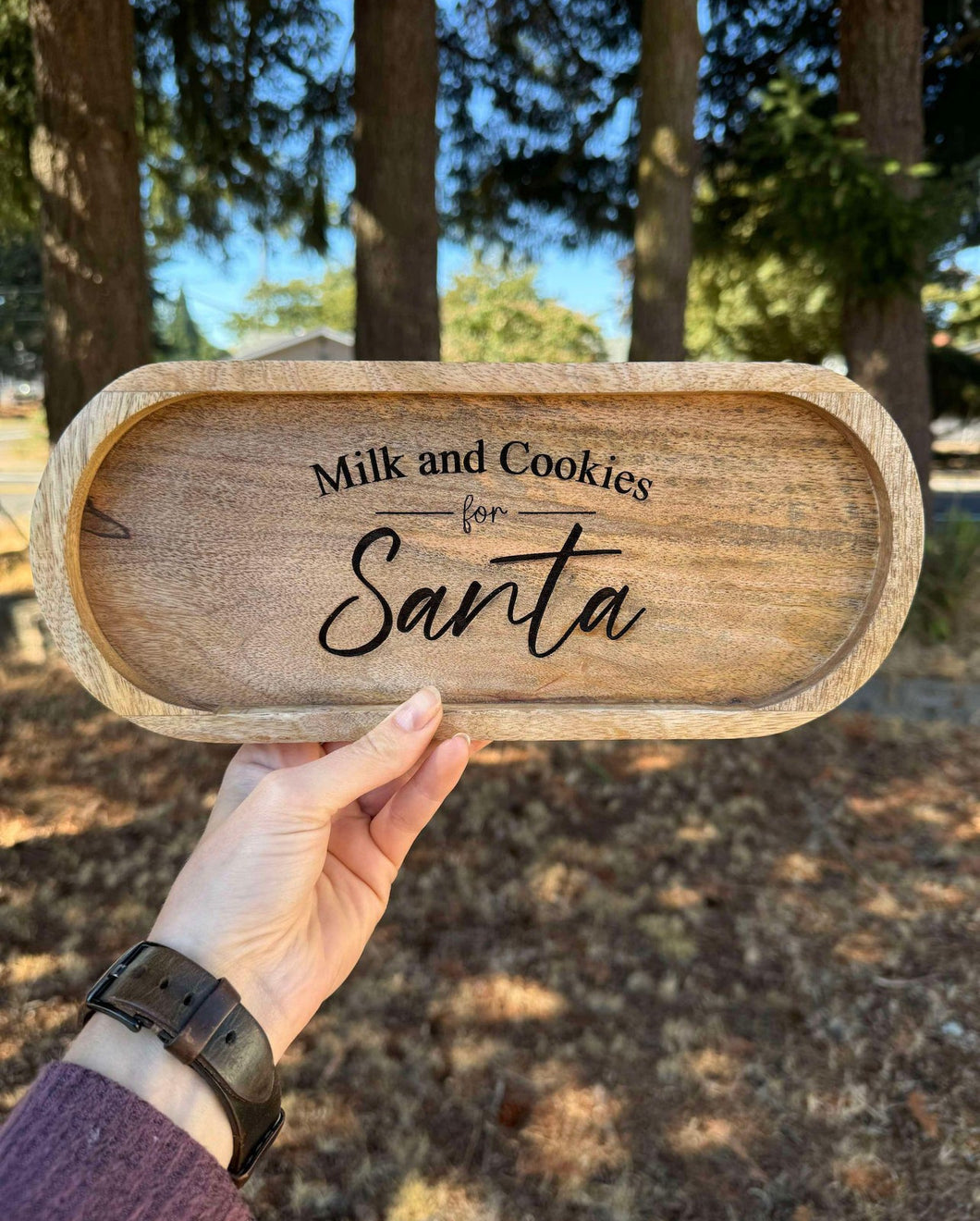 Milk & cookies tray