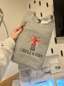 I need a coke embroidered