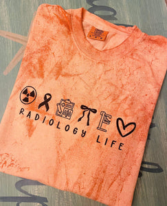Radiology life icon embroidered