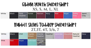 Custom writing embroidered