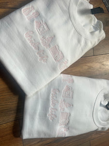 Bride life icon embroidered