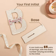 Load image into Gallery viewer, Initial earring holder
