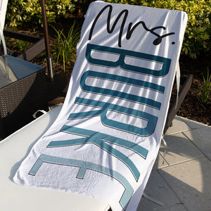 Mrs. Beach towel