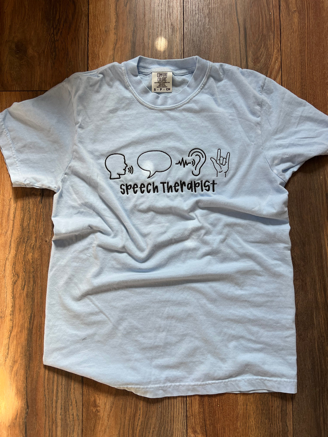 Speech therapist embroidered