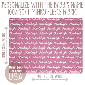 Personalized name blankets