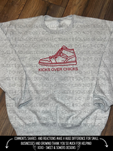 Load image into Gallery viewer, Kicks over chicks embroidered YOUTH
