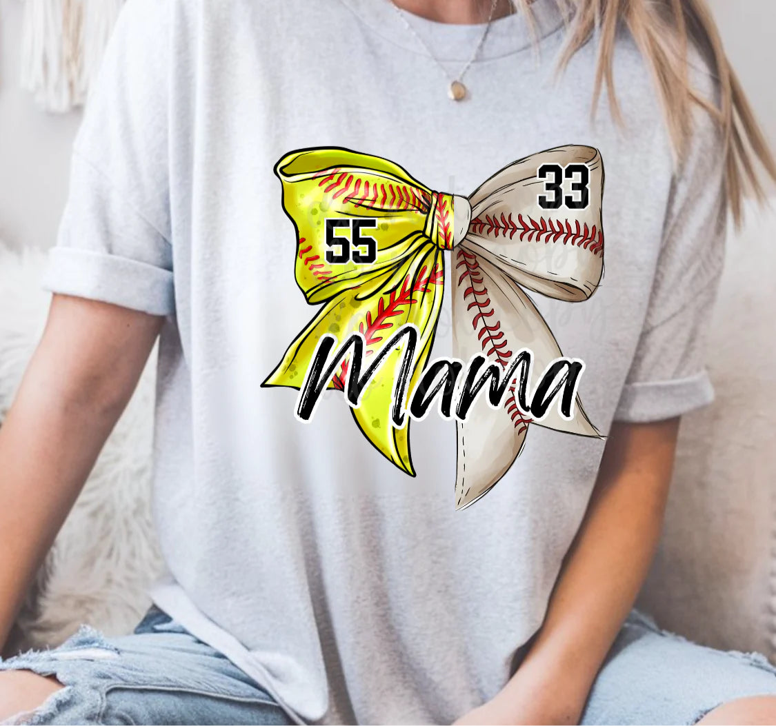 Custom baseball softball numbers – Sweet & Sowers Designs
