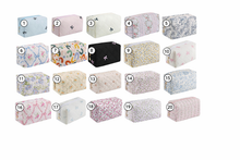 Load image into Gallery viewer, Embroidered zip cosmetic bag
