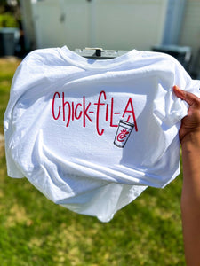 Chic fil a embroidered