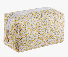 Load image into Gallery viewer, Embroidered zip cosmetic bag
