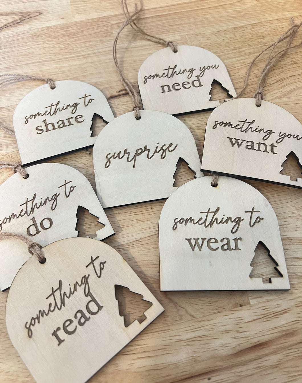 Christmas gift tags - something to (pack of 7)