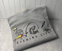 Load image into Gallery viewer, Fishing life icon embroidered
