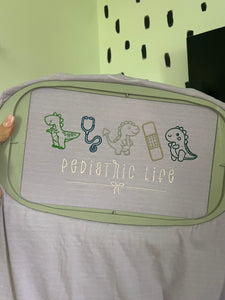 Pediatric life icon embroidered