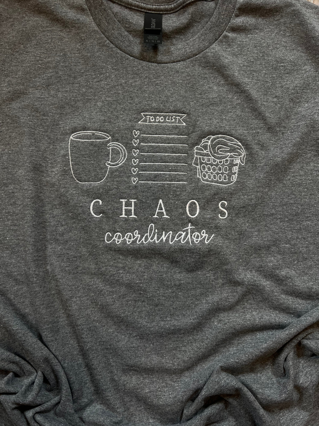 Chaos coordinator embroidered