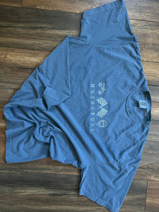 Motocross icon embroidery