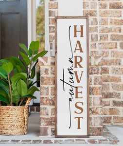 Porch sign - autumn harvest