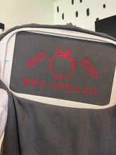 Load image into Gallery viewer, Teacher name icon embroidery
