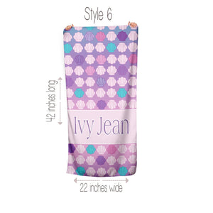 Mermaid collection beach towels