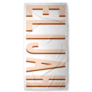 Shadow block beach towel