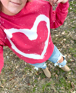 Graffiti Heart Sweatshirt