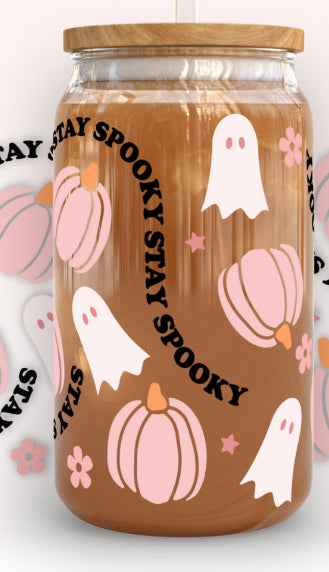 Stay spooky glass