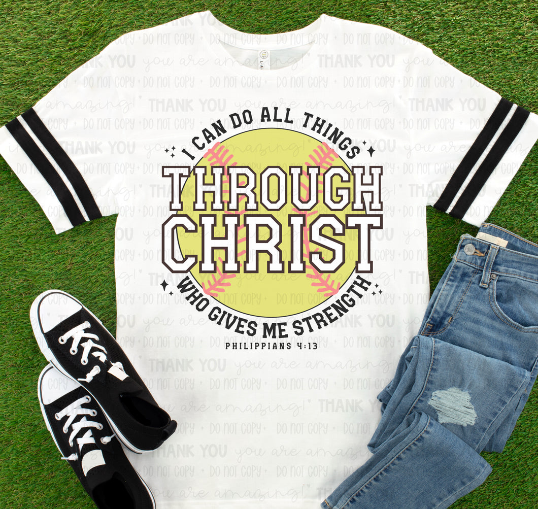 Through Christ - softball