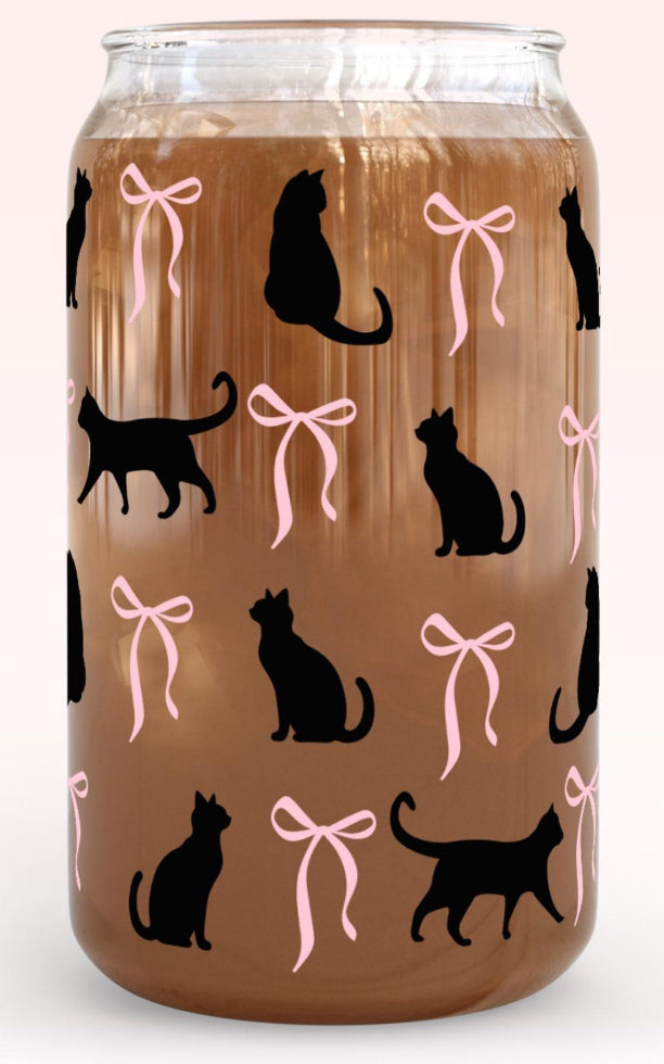 Black cats and bows