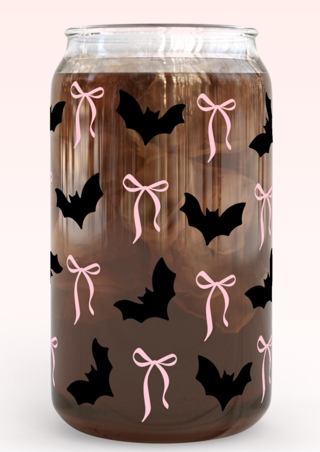 Bats and bows glass