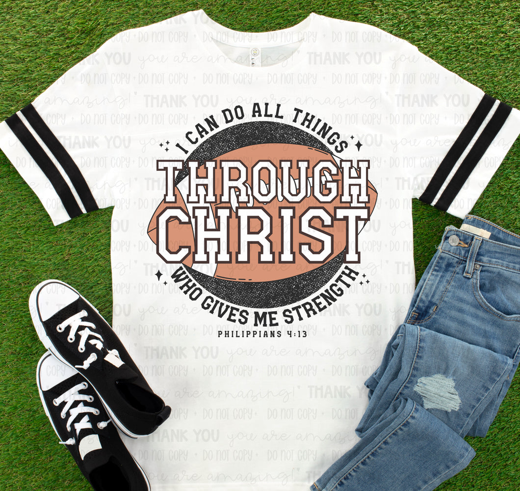 Through Christ - football