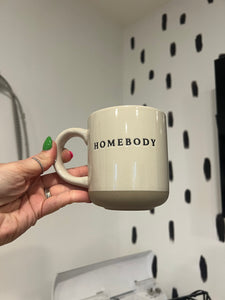 Homebody stone mug