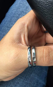 3mm stamped ring