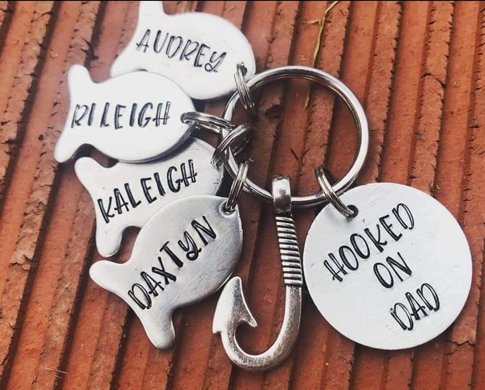 Hooked on you keychain