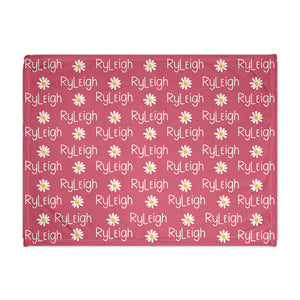 Daisy name blanket