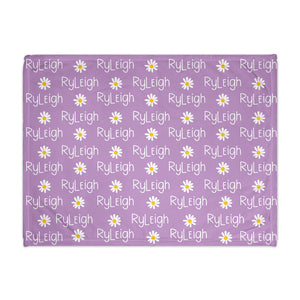 Daisy name blanket