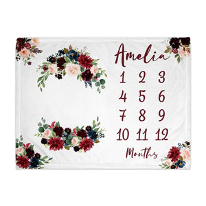 Milestone marker blanket 30x40