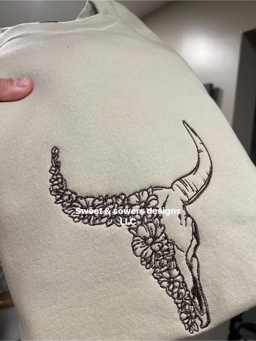 Floral skull